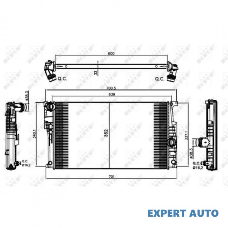 Radiator apa BMW 2 cupe (F22, F87) 2013-2016 #3 17