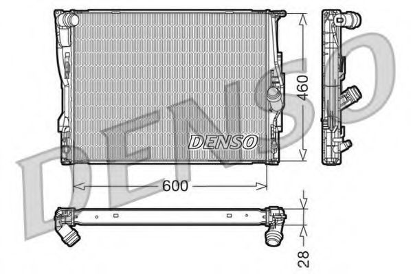 Radiator apa BMW Seria 3 (E90) (2005 - 2011) QWP WRA204