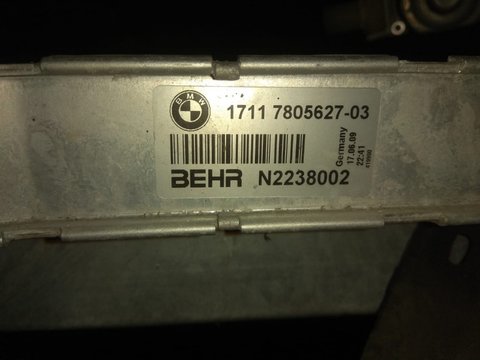 Radiator Apa BMW Seria 5 F10 cod 17117805627 Detalii la telefon !