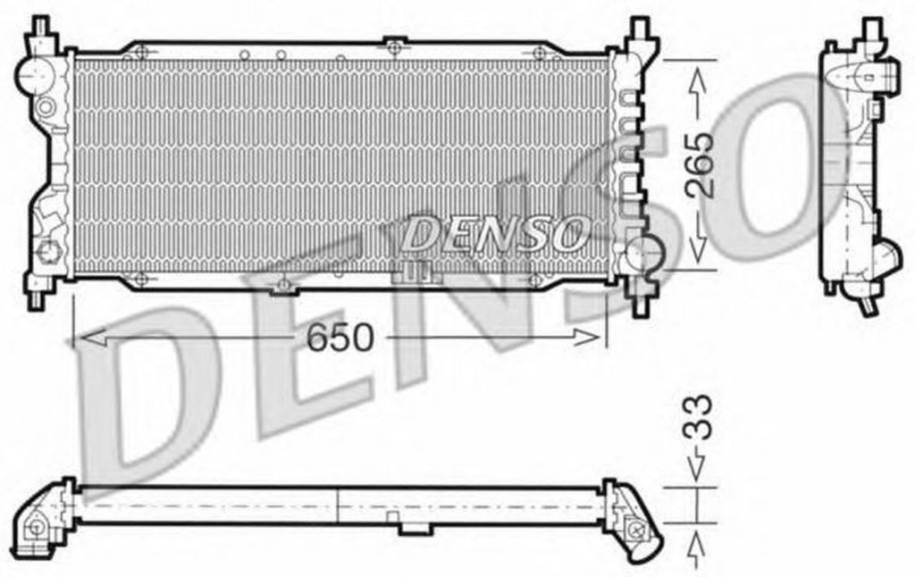 Radiator apa CHEVROLET CORSA pick-up DENSO DRM2003