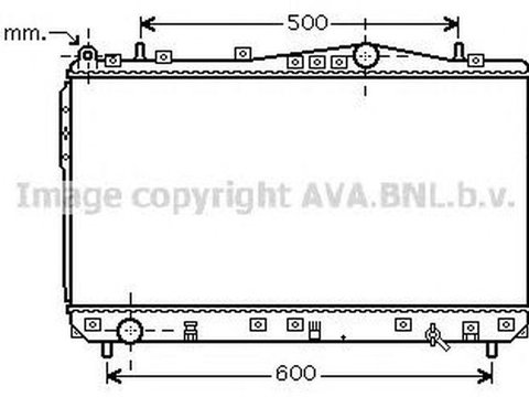 Radiator apa CHEVROLET LACETTI J200 AVA DW2073