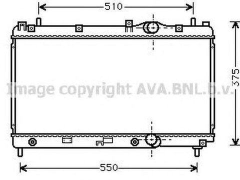 Radiator apa CHRYSLER NEON PL AVA CR2031