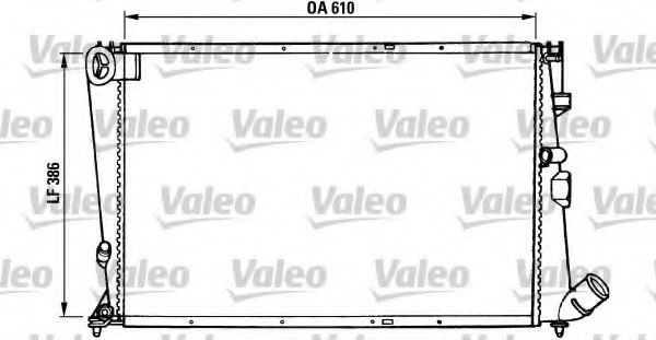 Radiator apa CITROËN XANTIA (X1) (1993 - 1998) VALEO 731103