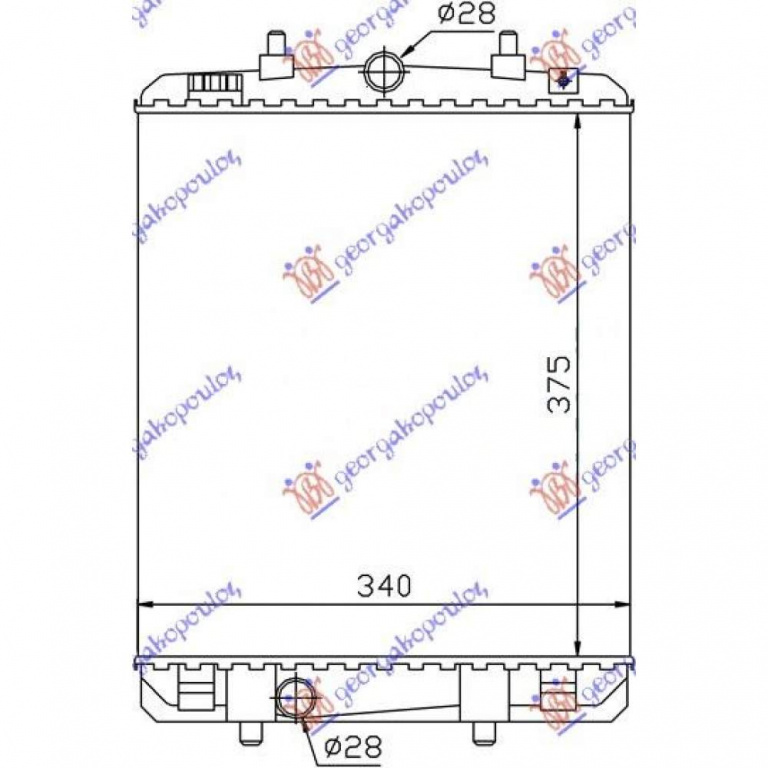 Radiator Apa - Citroen C1 2014 , 1330.P5