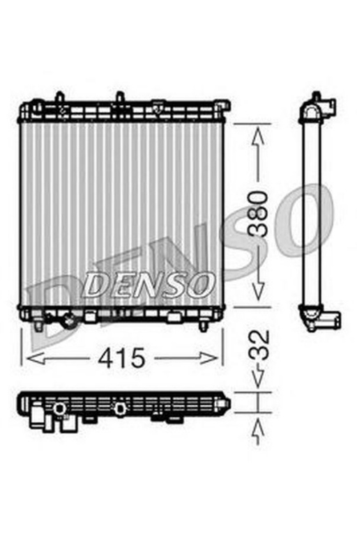 Radiator apa CITROEN C3 Pluriel HB DENSO DRM07011