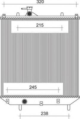 Radiator apa CITROEN C5 III RD MAGNETI MARELLI 350213115700