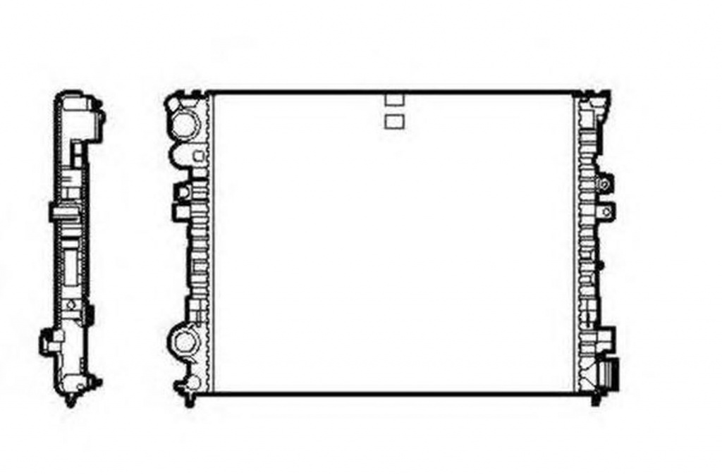 Radiator apa CITROEN JUMPY platou sasiu BU BV BW BX NRF 58262