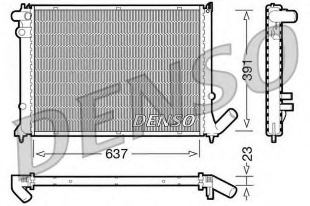 Radiator apa CITROEN XANTIA Break X1 DENSO DRM21050