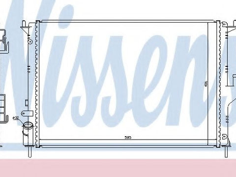 Radiator apa DACIA DUSTER caroserie (2011 - 2016) NISSENS 637612