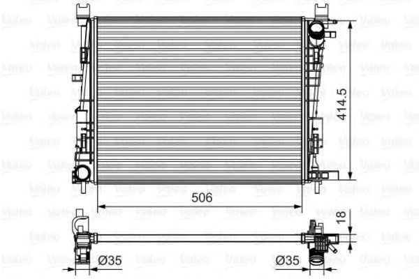 Radiator apa DACIA LOGAN MCV II (2013 - 2016) QWP WRA242