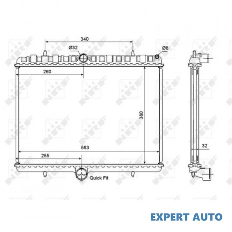 Radiator apa Fiat SCUDO (272, 270_) 2007-2016 #2 122090