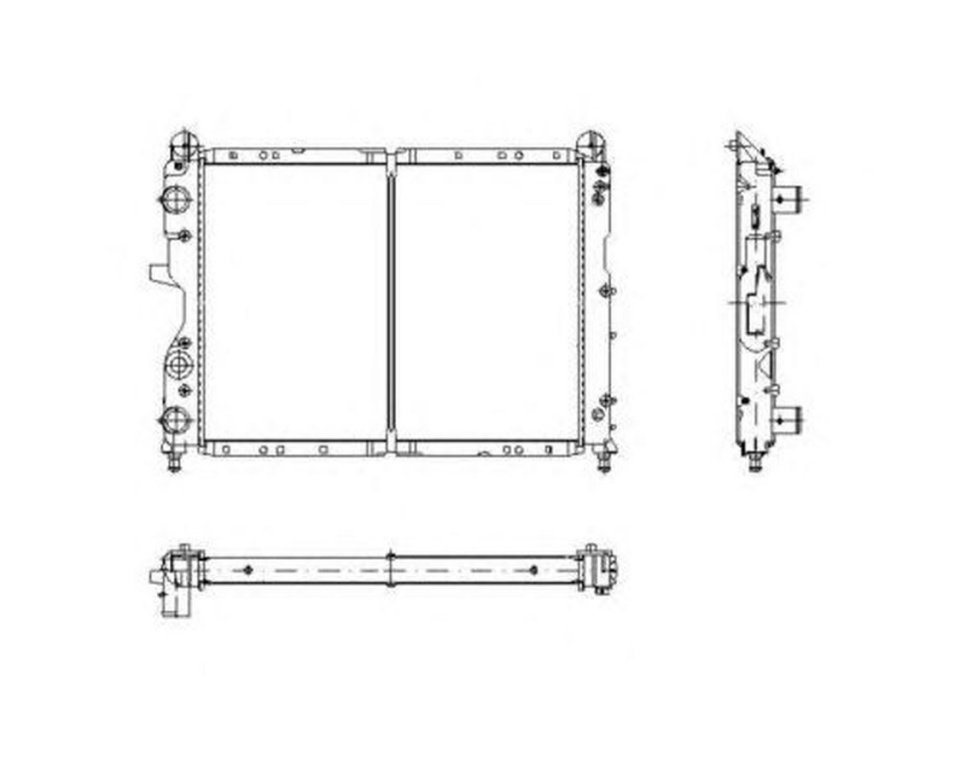 Radiator apa FIAT TIPO 160 NRF 58791