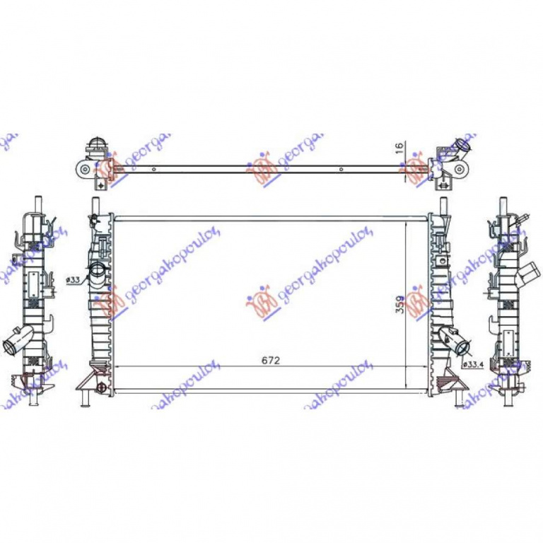 Radiator Apa - Ford Focus 2004 , 1354177