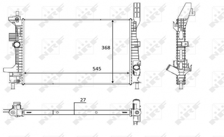 Radiator Apa Ford Focus 3 2011 2012 2013
