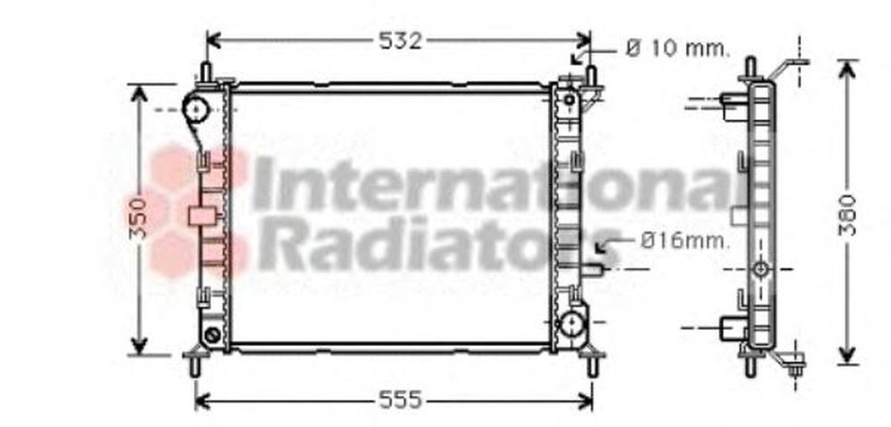 Radiator apa FORD FOCUS combi DNW VAN WEZEL 180022