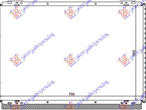 Radiator apa FORD MAVERICK 00-08 MAZDA TRIBUTE 02-08 cod 4135748