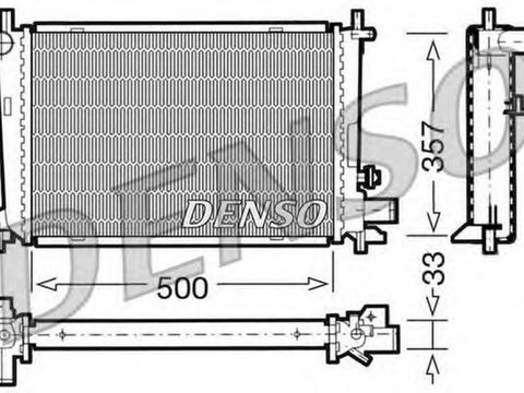 Radiator apa FORD PUMA EC DENSO DRM10039