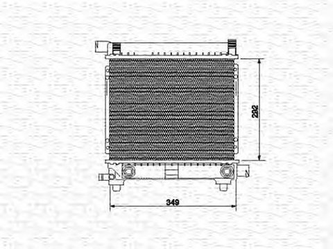 Radiator apa FORD TRANSIT bus E MAGNETI MARELLI 350213534000