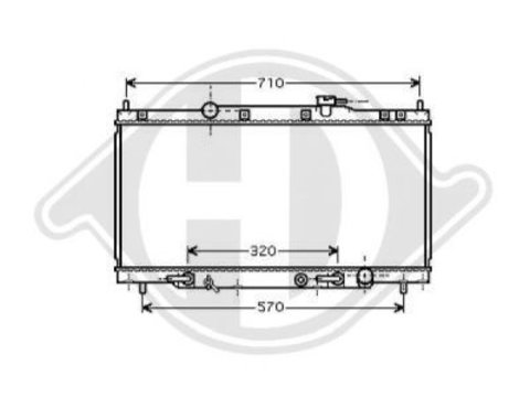 Radiator apa HONDA CR-V II C.V AUTOMATA dupa an 2002 - nou