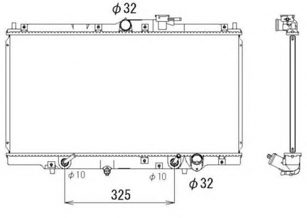 Radiator apa HONDA PRELUDE IV BB NRF 53328