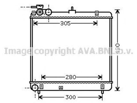 Radiator apa HYUNDAI ATOS MX AVA HY2192