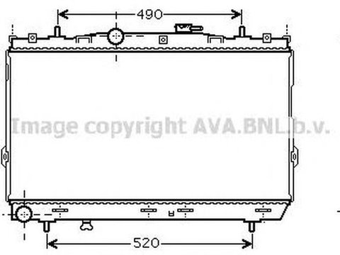 Radiator apa HYUNDAI ELANTRA limuzina XD AVA HY2185