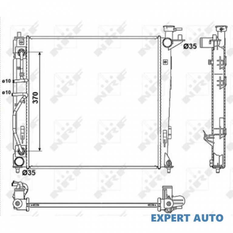 Radiator apa Hyundai ix35 (LM, EL, ELH) 2009-2016 #3 112078