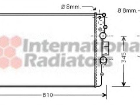 Radiator apa IVECO DAILY III caroserie inchisa combi VAN WEZEL 28002049