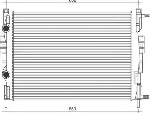 Radiator apa IVECO DAILY IV autobasculanta MAGNETI MARELLI 350213997000