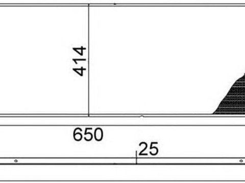 Radiator apa IVECO DAILY IV platou sasiu MAGNETI MARELLI 350213803000