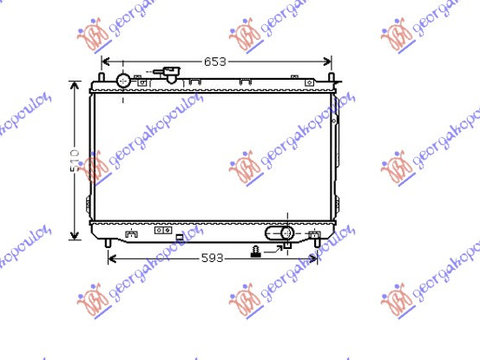 Radiator apa KIA CARENS 03-06 cod 0K2FA15200A