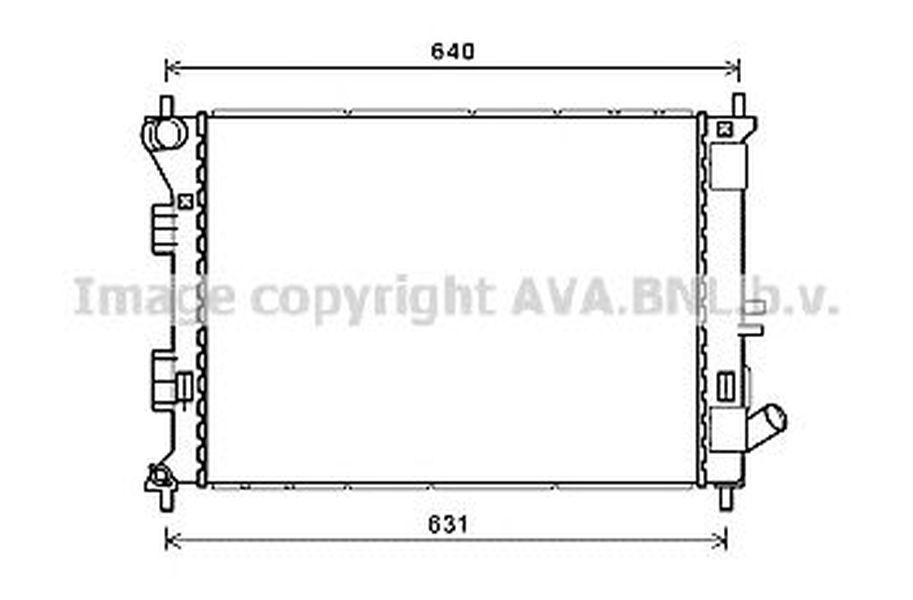 Radiator apa KIA PRO CEED JD AVA HY2335