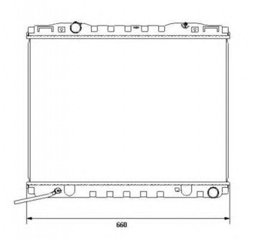 Radiator apa KIA SORENTO I JC NRF 53365