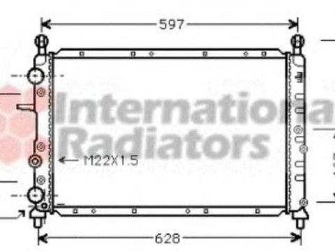 Radiator apa LANCIA DEDRA 835 VAN WEZEL 73002050