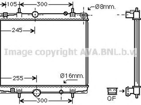 Radiator apa LANCIA PHEDRA 179 AVA PE2274