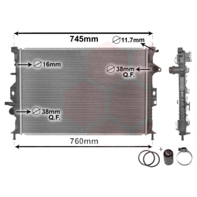 Radiator apa LAND ROVER DISCOVERY SPORT 2014->,