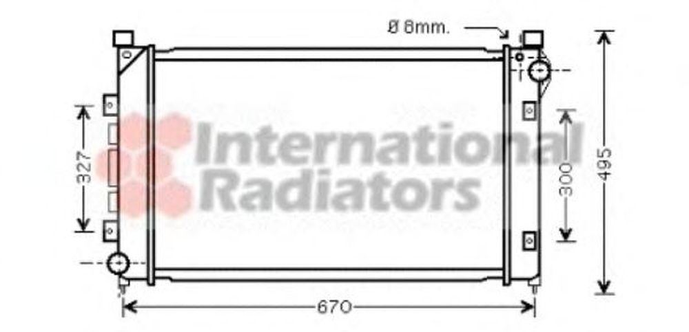 Radiator apa LAND ROVER FREELANDER Soft Top LN VAN WEZEL 02002163