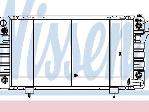 Radiator apa LAND ROVER RANGE ROVER   (AE, AN, HAA, HAB, HAM, HBM, RE, RN) (1970 - 1995) NISSENS 64029