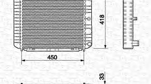 Radiator apa LEXUS IS C GSE2 MAGNETI MAR