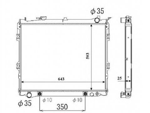 Radiator apa MAZDA MPV I LV NRF 53853