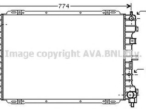 Radiator apa MAZDA TRIBUTE EP AVA FD2375