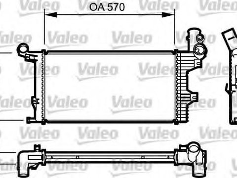 Radiator apa MERCEDES ATEGO 2 (2004 - 2016) VALEO 732303