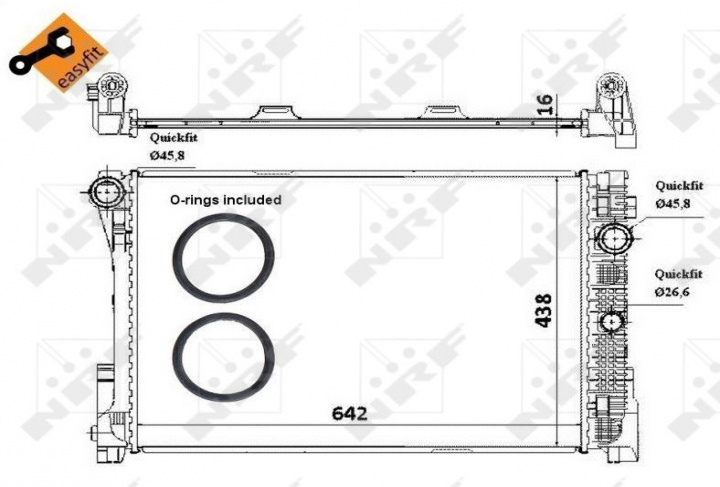 Radiator Apa Mercedes-Benz C-Class W204/