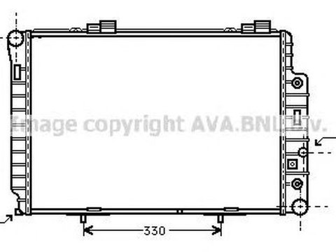 Radiator apa MERCEDES-BENZ SLK R170 AVA MS2147