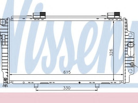 Radiator apa MERCEDES CLK (C208) (1997 - 2002) NISSENS 62522