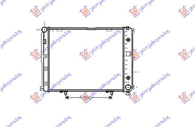 Radiator apa MERCEDES E CLASS (W124) 85-92 MERCEDE