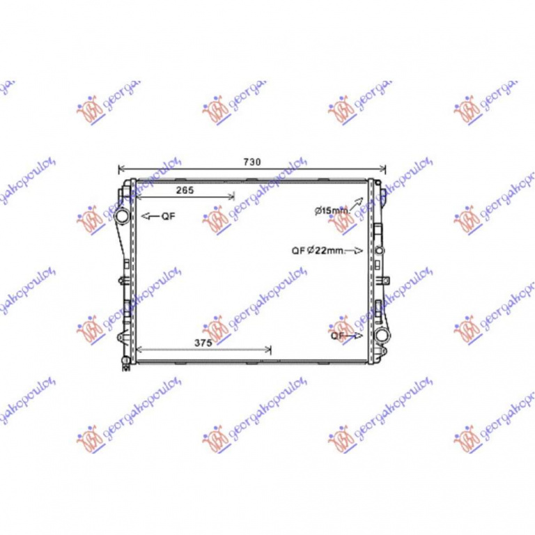 Radiator Apa - Mercedes E Class (W213) 2016 , 995003303