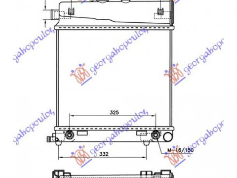 Radiator Apa - Mercedes Slk (R170) 1996 , A2025006103