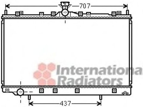 Radiator apa MITSUBISHI GRANDIS NA W VAN WEZEL 32002215