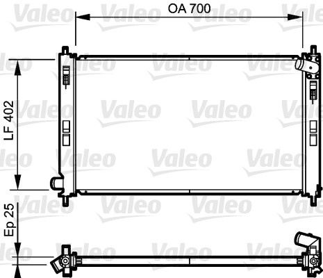 RADIATOR APA MITSUBISHI OUTLANDER DUPA 2009